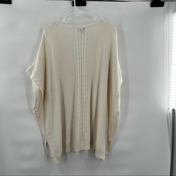 Talbots sweater poncho shrug large - Picture 6 of 9